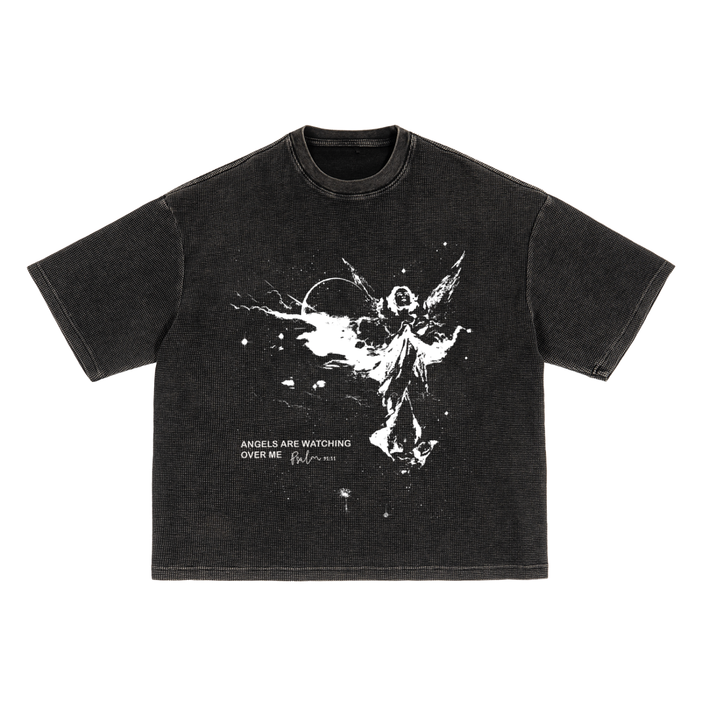 PREORDER- Watching Over Me Waffle Washed Boxy T-Shirt