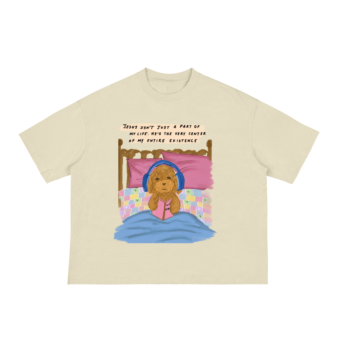 PREORDER- Jesus Is The Center Of My Existence  Loose Boxy Tee