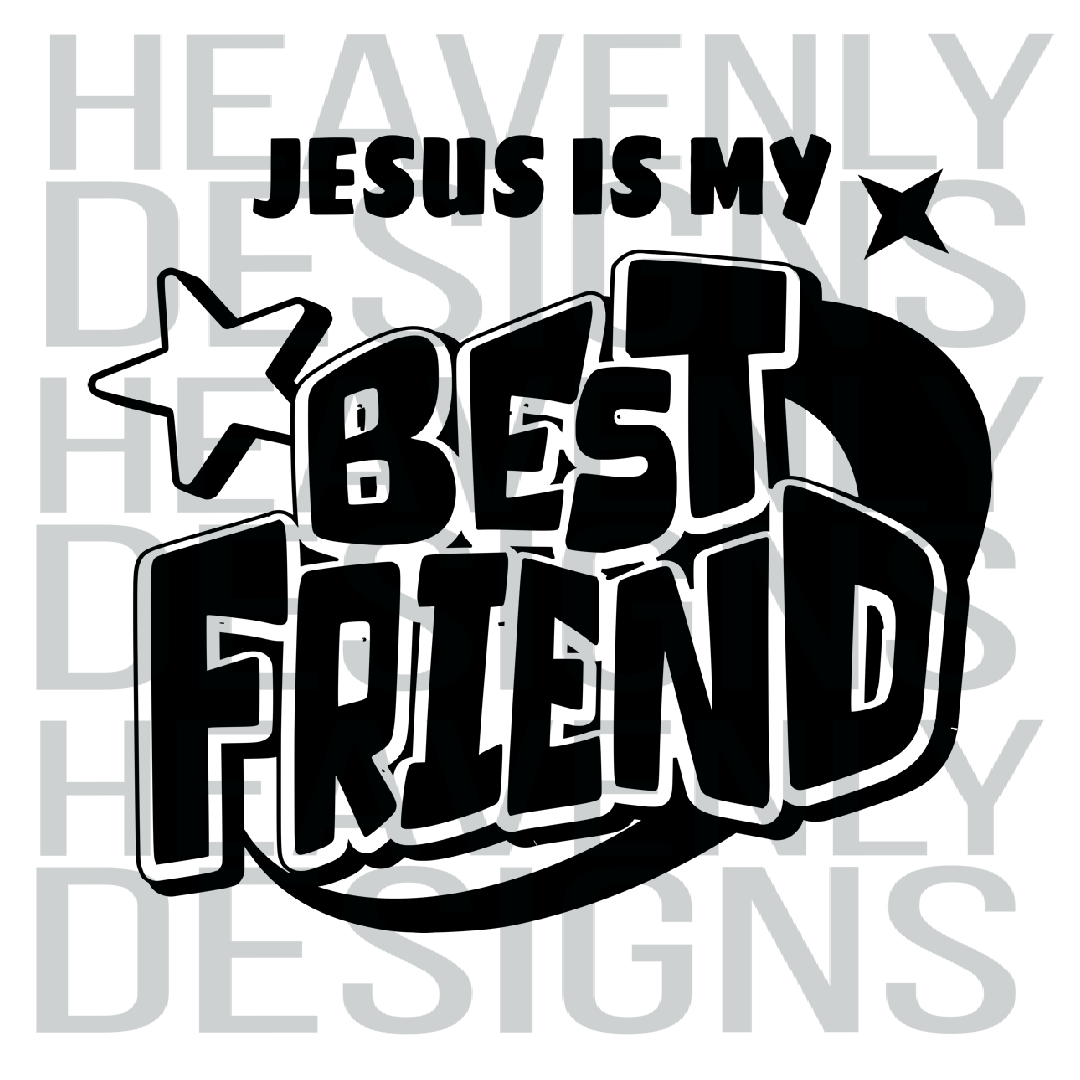 PNG FILE-Jesus is my best friend