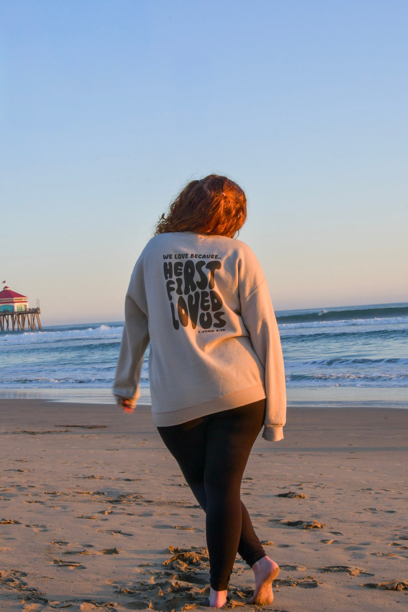 He First Loved Us Unisex Sweatshirt