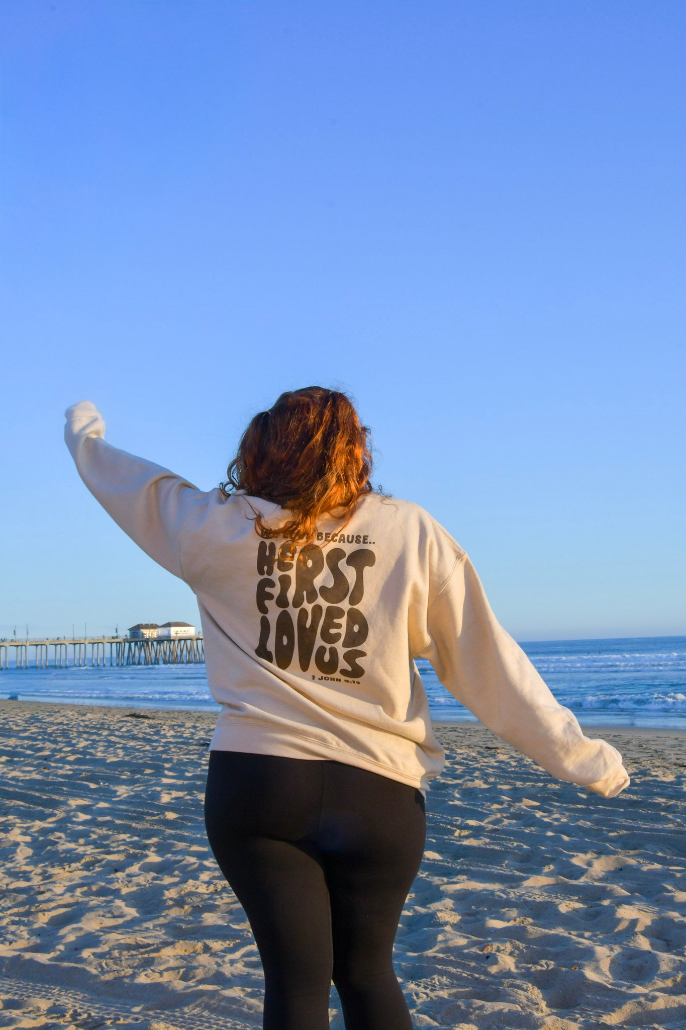 He First Loved Us Unisex Sweatshirt