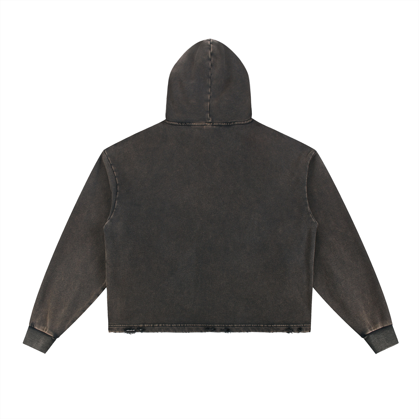 PREORDER- Imperfect Guy Vintage Washed Frayed-Hem Hoodie