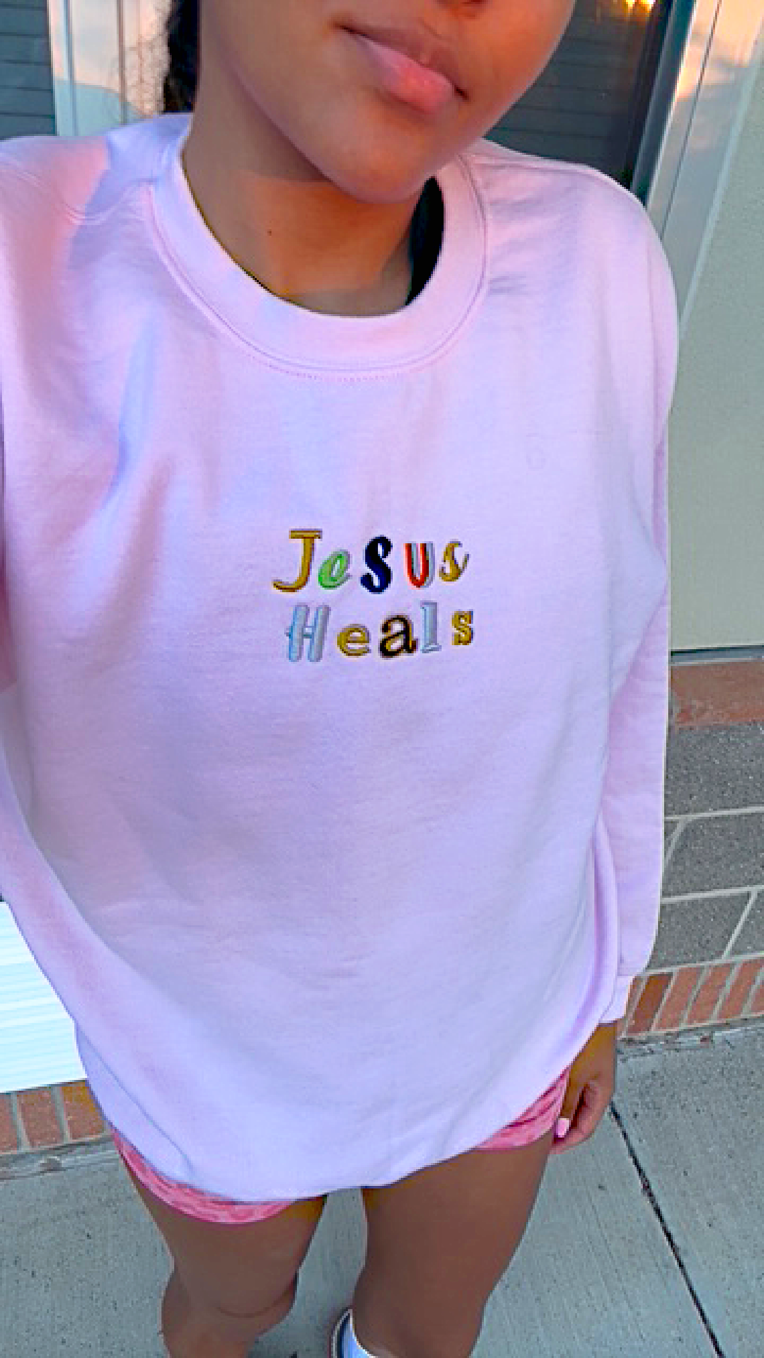 Jesus Heals  Sweatshirt